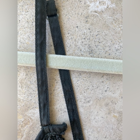 Massimo Supply Olive green spaghetti strap flowy tank top w/ adjustable straps S - Picture 4 of 6